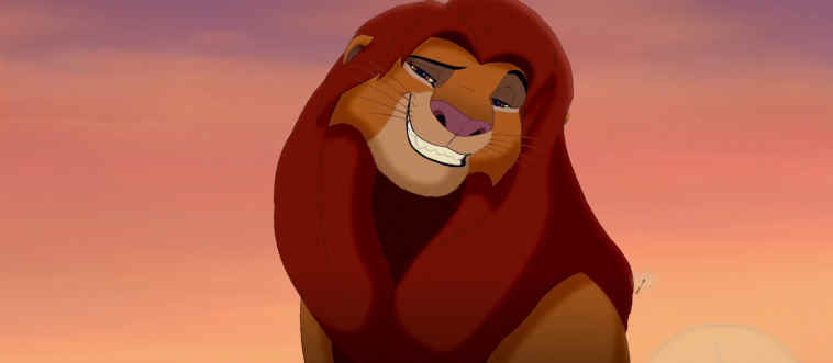 Which majestic predator served as the biological blueprint for Simba?