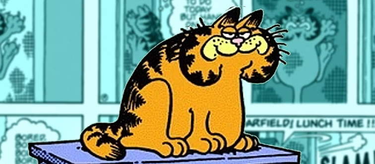 Can you name this lasagna-loving feline?